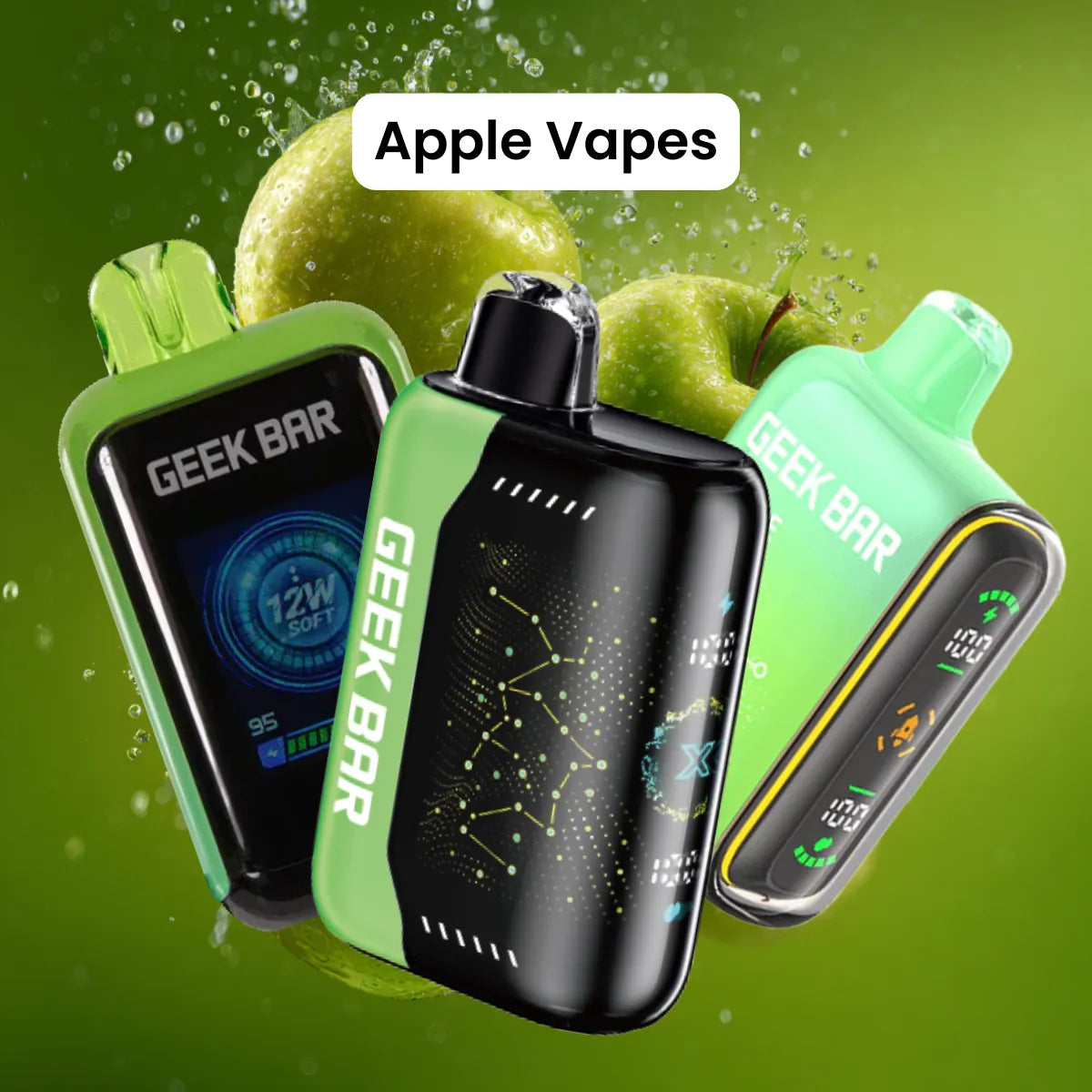 geek bar flavors apple Sour Apple Ice | Geek Bar Pulse Vape main image 0