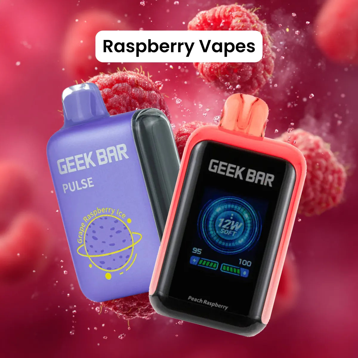 Raspberry Zing Geek Bar Flavor Geek Bar Pulse Disposable Vape 15000 Puffs ⋆  .99 ⋆ 100% Authentic Raspberry Geek Bar Vape Flavors
