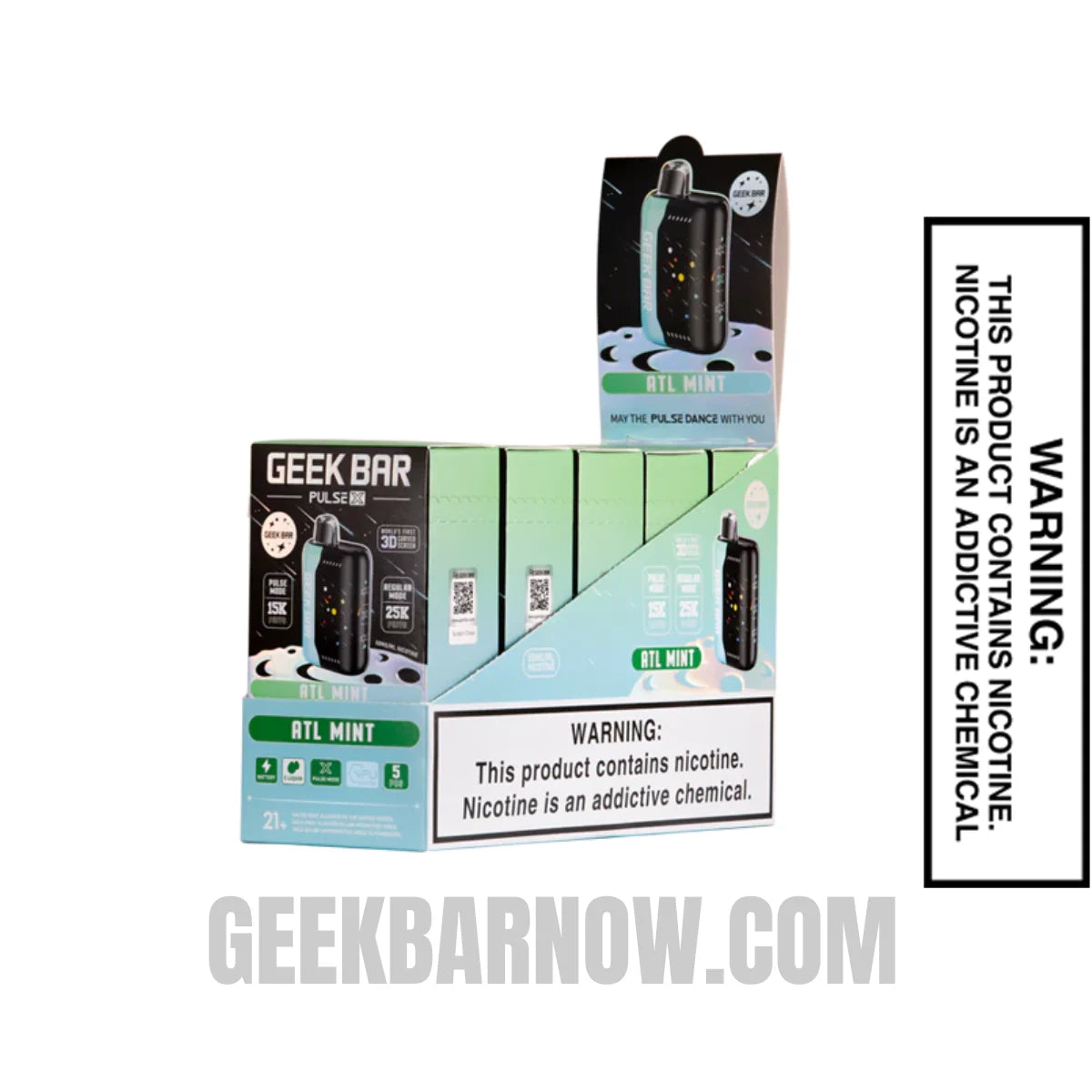 Atl Mint Geek Bar Pulse X Vape With Bundle Pack Atl Mint Geek Bar Pulse X Vape With Bundle Pack