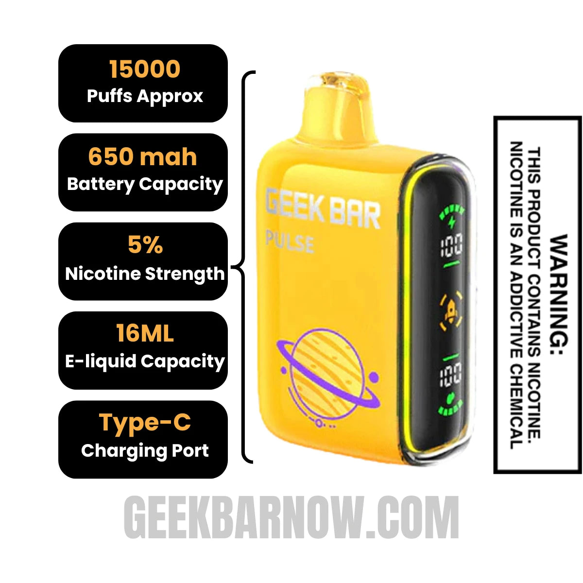 Banana Ice Cream Geek Bar Pulse Vape Banana Ice Cream Geek Bar Pulse Vape