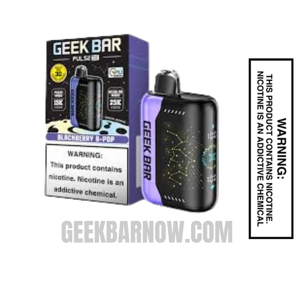 Blackberry B-Pop Geek Bar Pulse X Vape With Package Box Blackberry B-Pop Geek Bar Pulse X Vape With Package Box