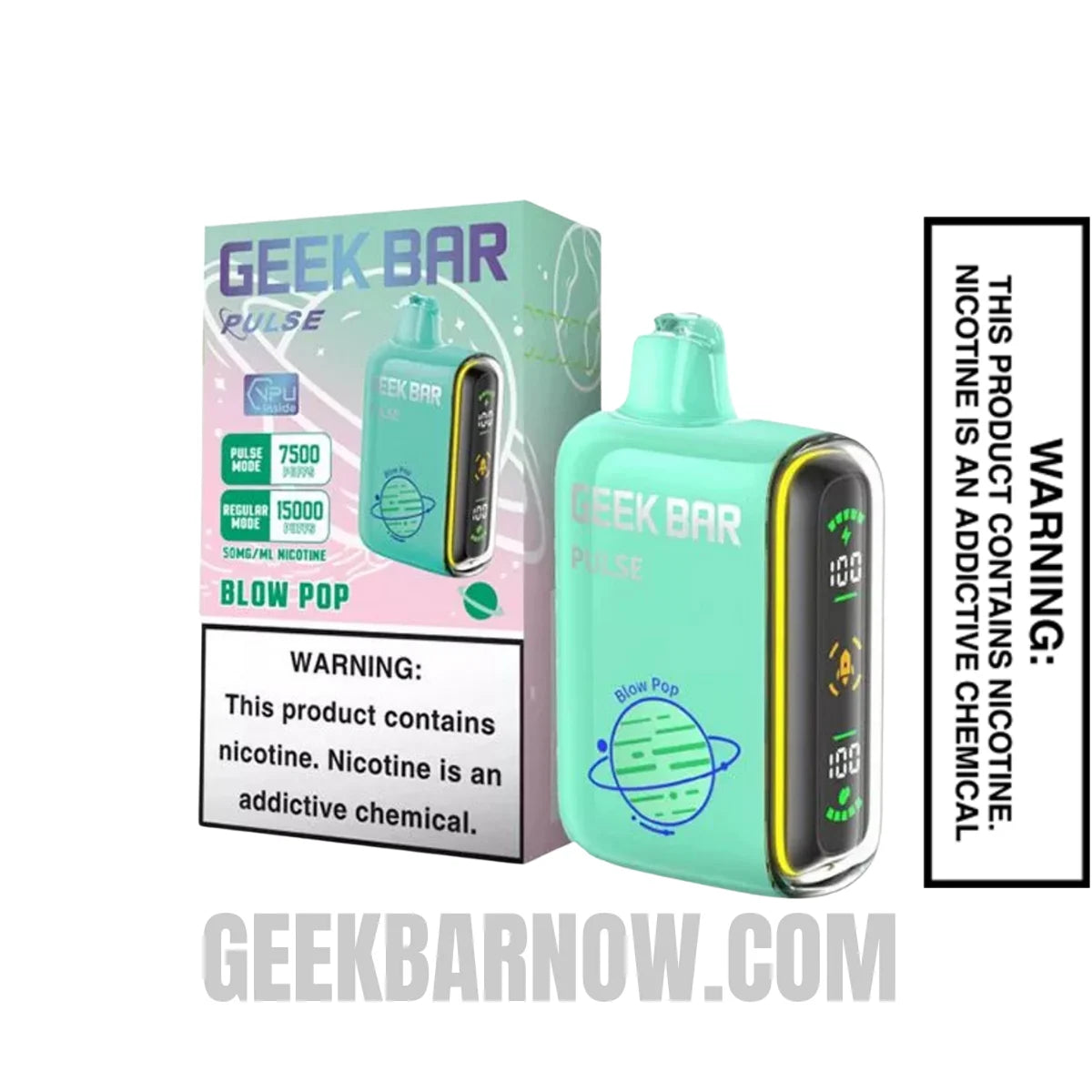 Blow Pop Geek Bar Pulse Vape With Package Box Blow Pop Geek Bar Pulse Vape With Package Box