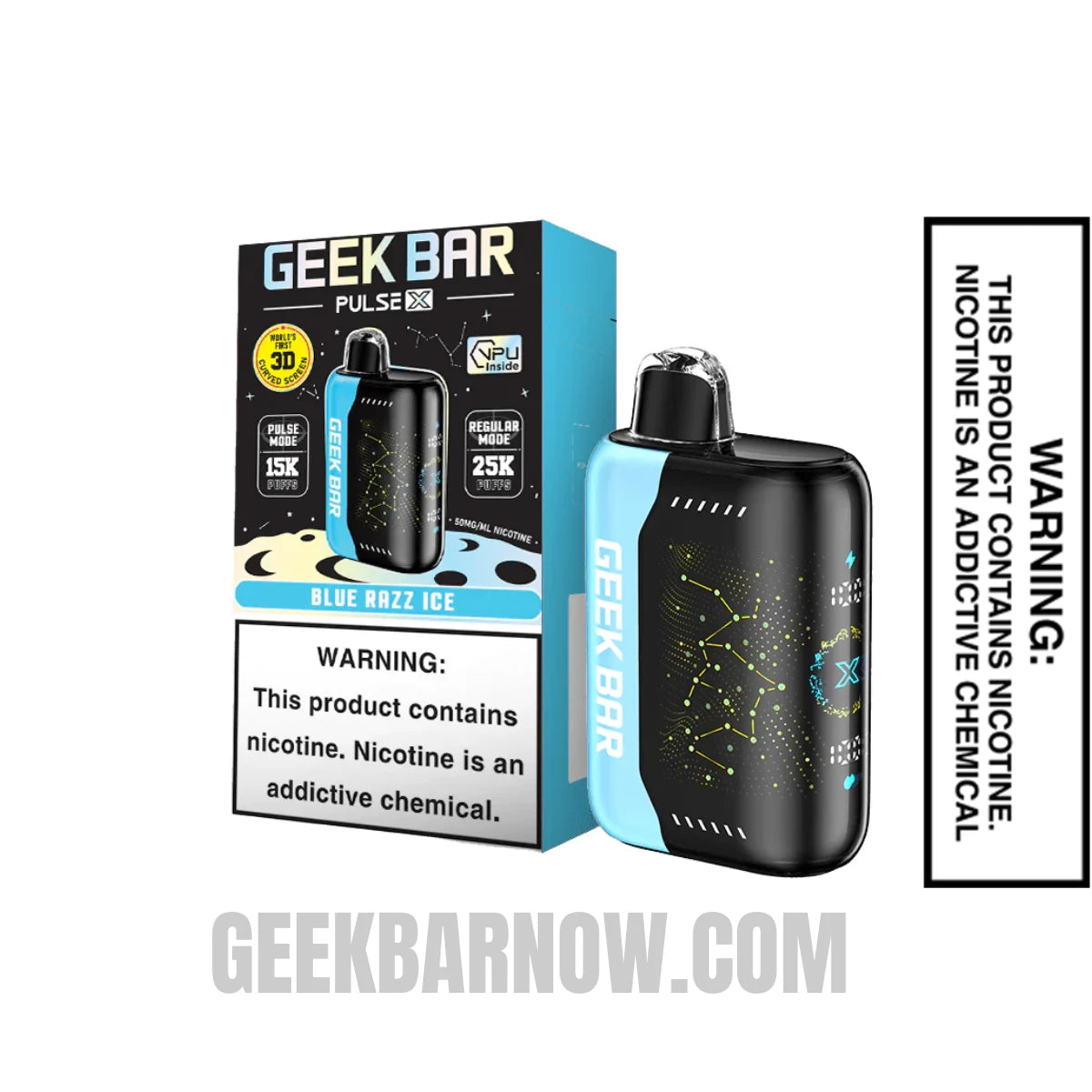 Blue Razz Ice Geek Bar Pulse X Vape Blue Razz Ice Geek Bar Pulse X Vape