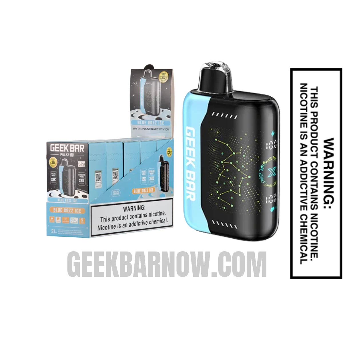 Blue Razz Ice Geek Bar Pulse X Vape Blue Razz Ice Geek Bar Pulse X Vape