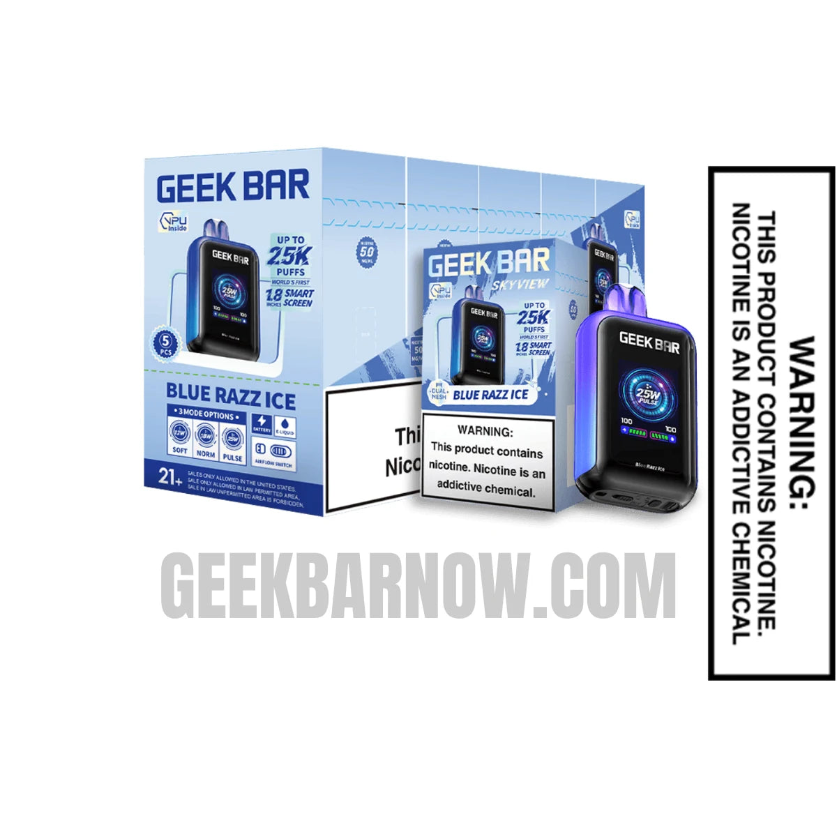 Blue Razz Ice Geek Bar Skyview Vape Blue Razz Ice Geek Bar Skyview Vape