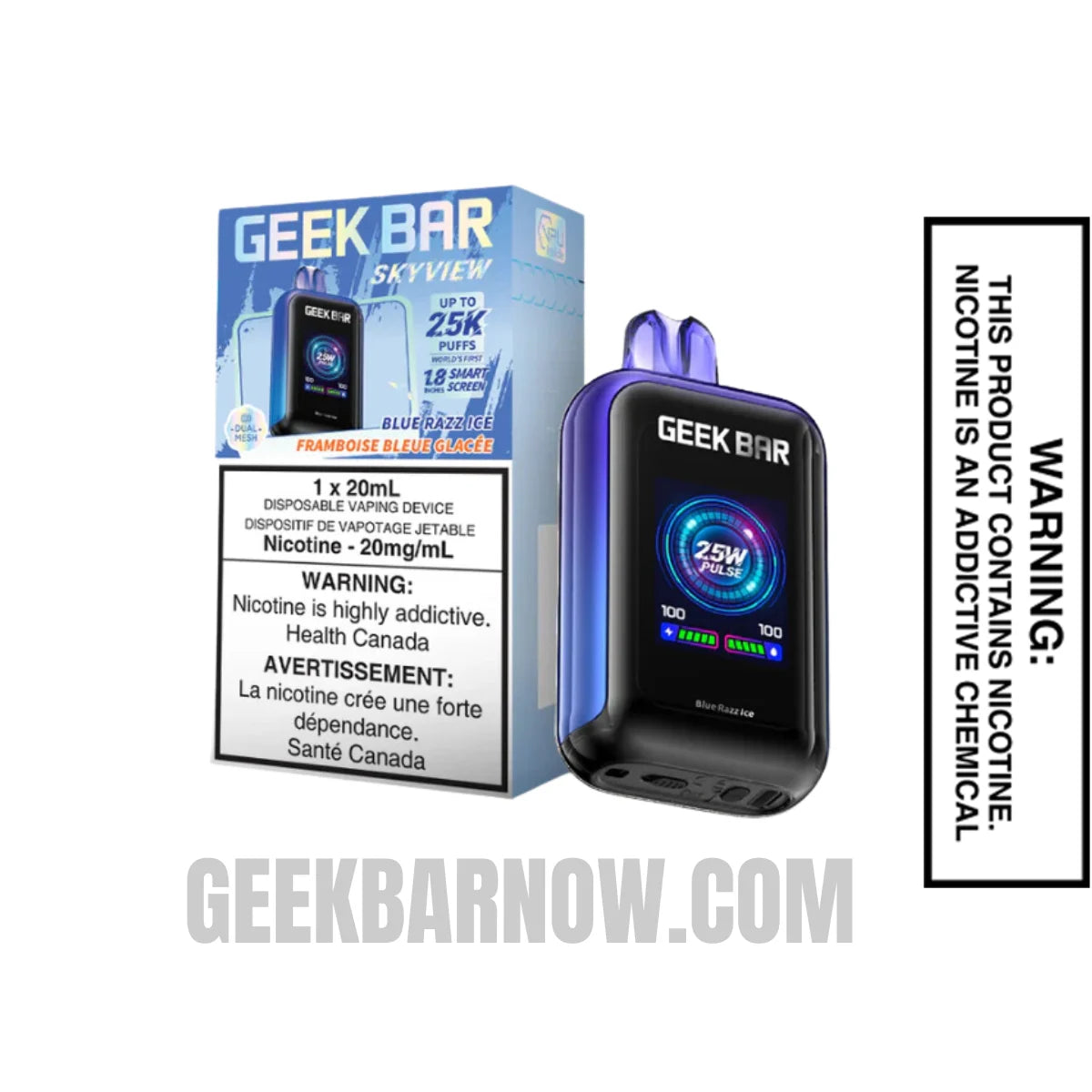 Blue Razz Ice Geek Bar Skyview Vape Blue Razz Ice Geek Bar Skyview Vape