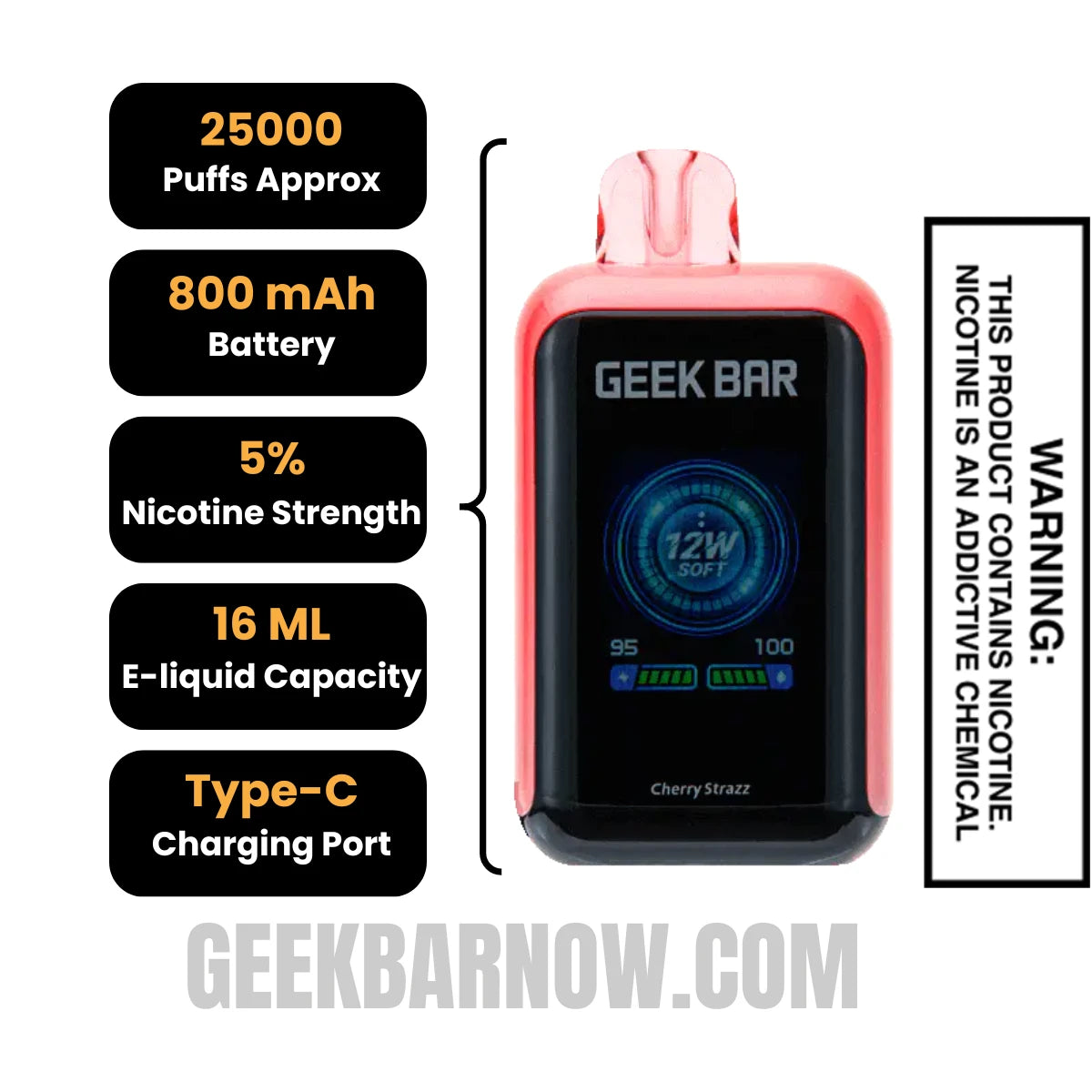 Cherry Strazz Geek Bar Skyview Vape Specifications Cherry Strazz Geek Bar Skyview Vape Specifications