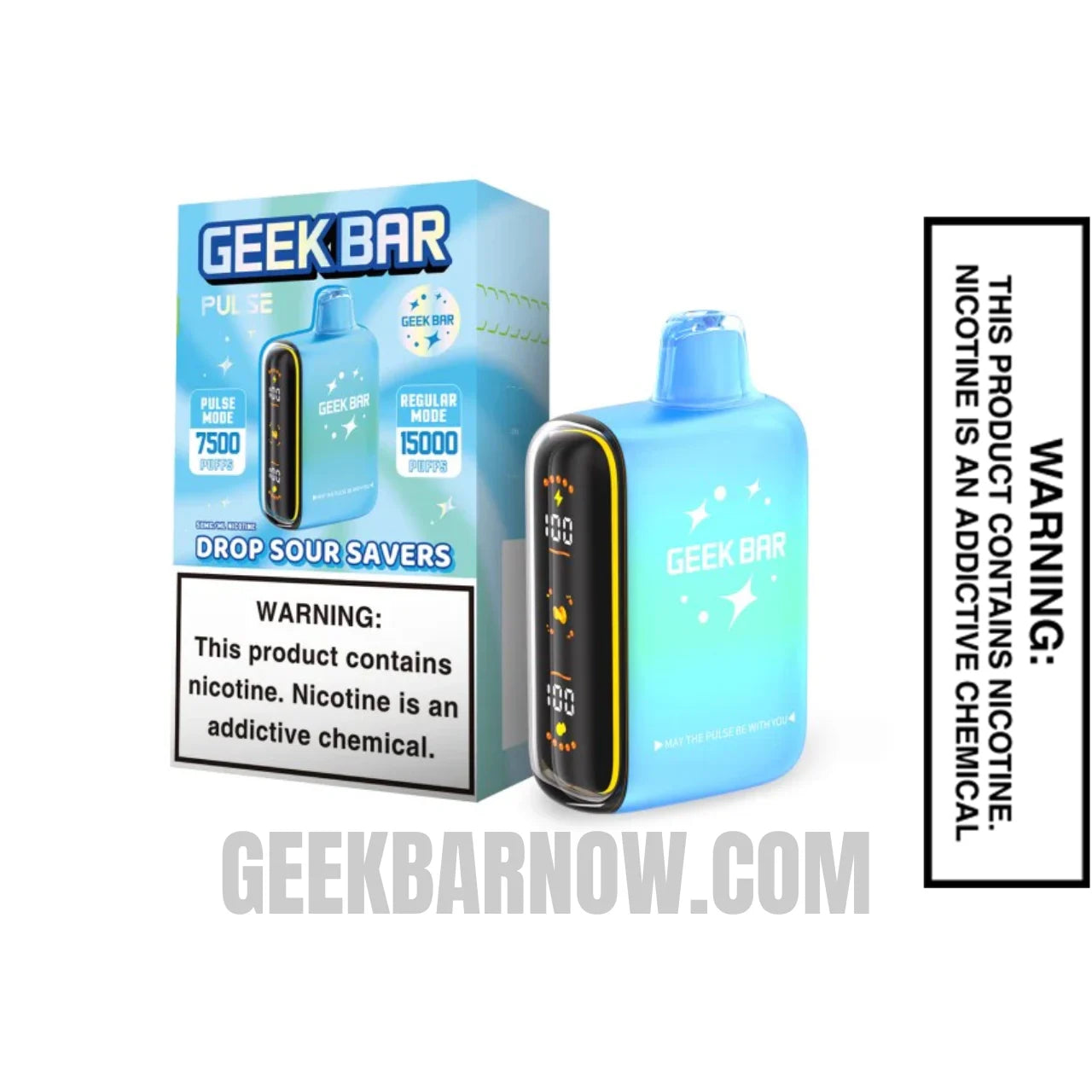Drop Sour Savers Geek Bar Pulse Savers Edition Vape With Package Box Drop Sour Savers Geek Bar Pulse Savers Edition Vape With Package Box
