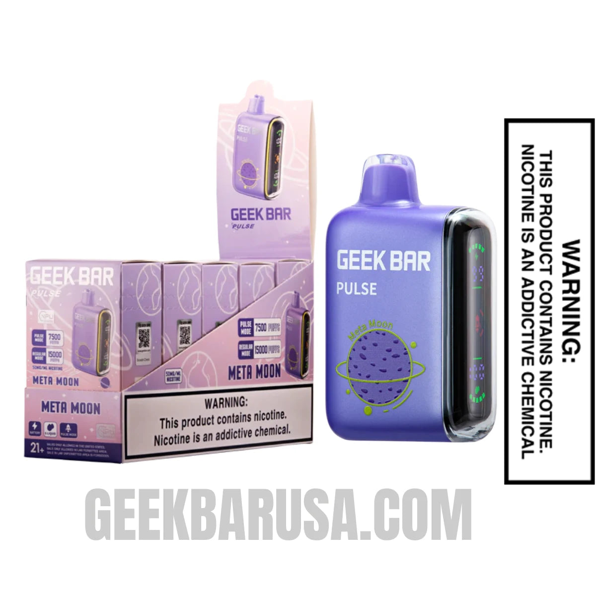 Meta Moon Geek Bar Pulse Vape With Bundle Pack Meta Moon Geek Bar Pulse Vape With Bundle Pack