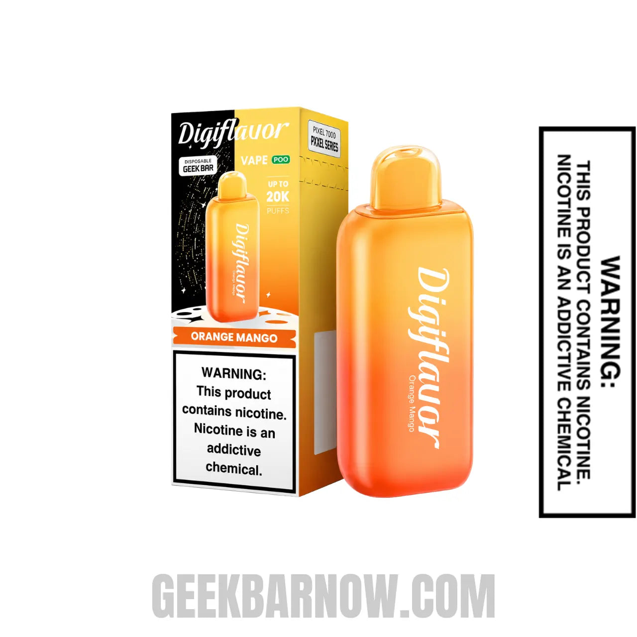 Orange Mango Digiflavor BRK 20K Disposable Vape Pod With Package Box Orange Mango Digiflavor BRK 20K Disposable Vape Pod With Package Box