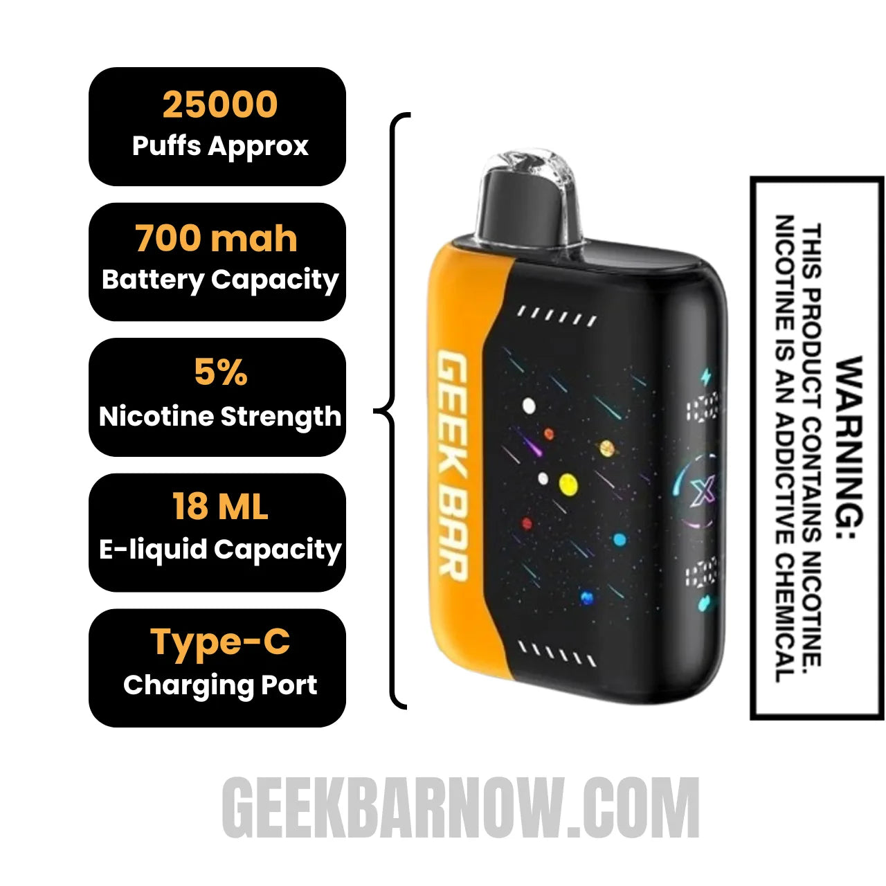 OrangeMintGeekBarPulseXDisposableVapeSpecifications OrangeMintGeekBarPulseXDisposableVapeSpecifications