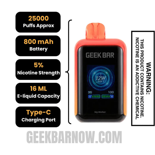 Sky Walker Geek Bar Skyview Vape Specifications Sky Walker Geek Bar Skyview Vape Specifications