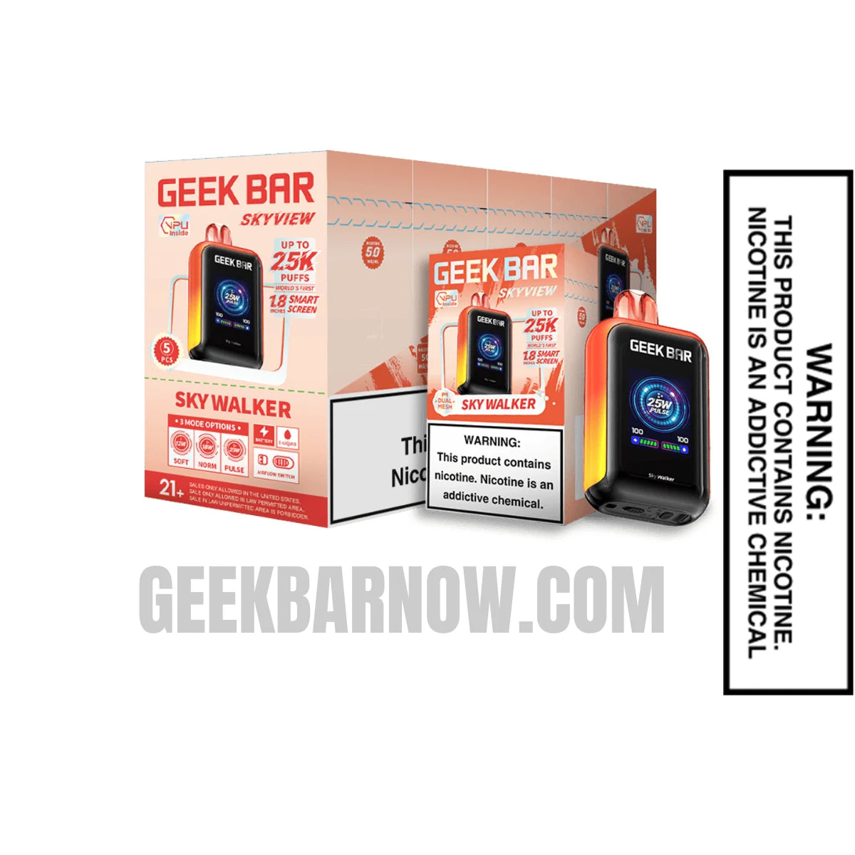 Sky Walker Geek Bar Skyview Vape With Bundle Pack Sky Walker Geek Bar Skyview Vape With Bundle Pack