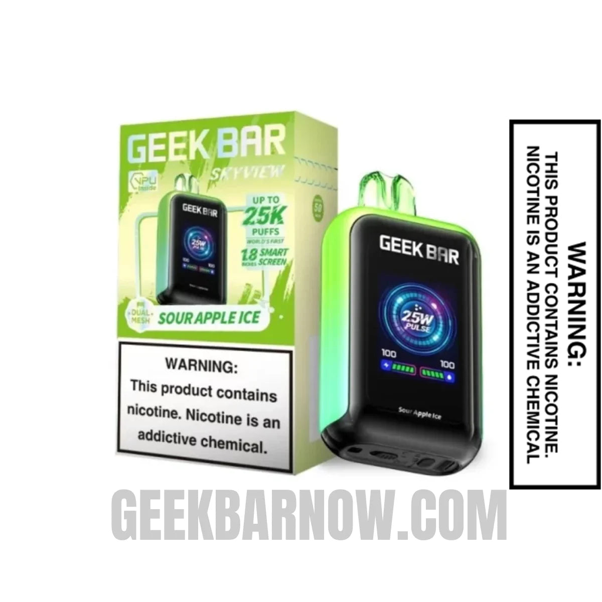 Sour Apple Ice Geek Bar Skyview Vape Sour Apple Ice Geek Bar Skyview Vape