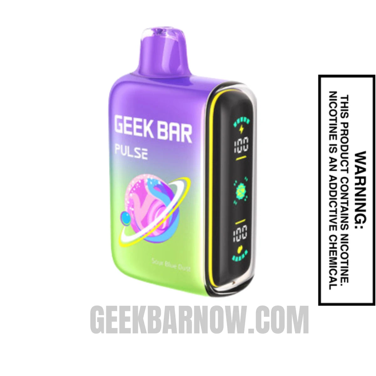 Sour Blue Dust Geek Bar Pulse Vape | GeekBarNow.com