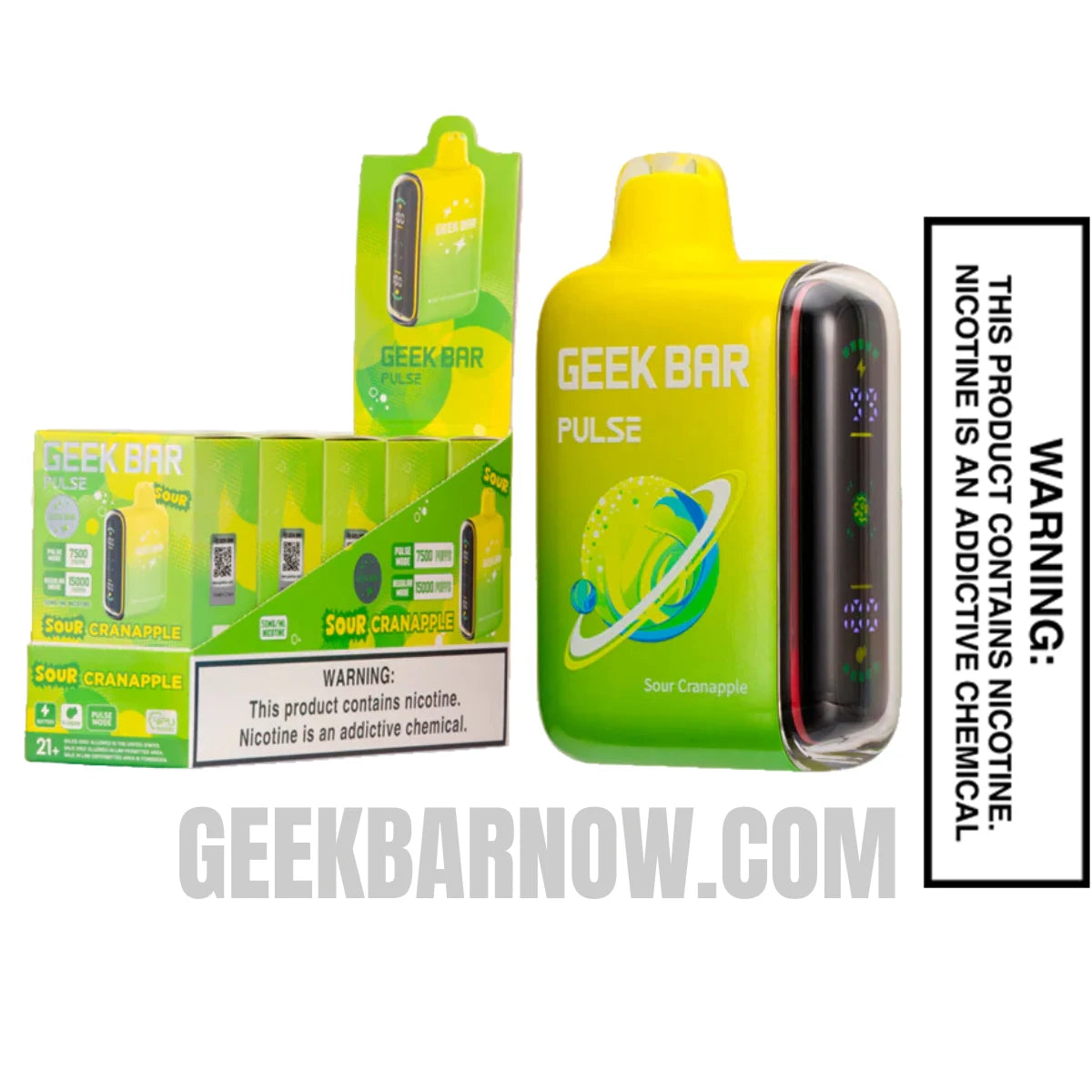 Sour Cranapple Geek Bar Pulse Vape With Bundle Pack Sour Cranapple Geek Bar Pulse Vape With Bundle Pack