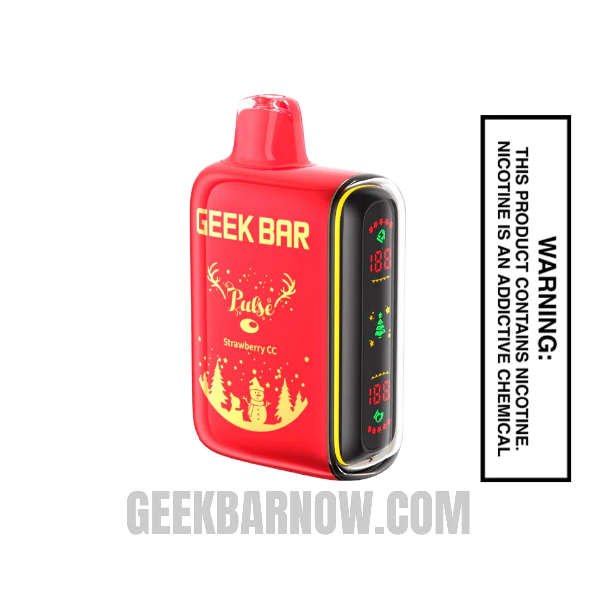 Strawberry CC Geek Bar Pulse Vape Strawberry CC Geek Bar Pulse Vape