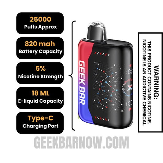 Watermelon Ice Geek Bar Pulse X Vape Specifications Watermelon Ice Geek Bar Pulse X Vape Specifications