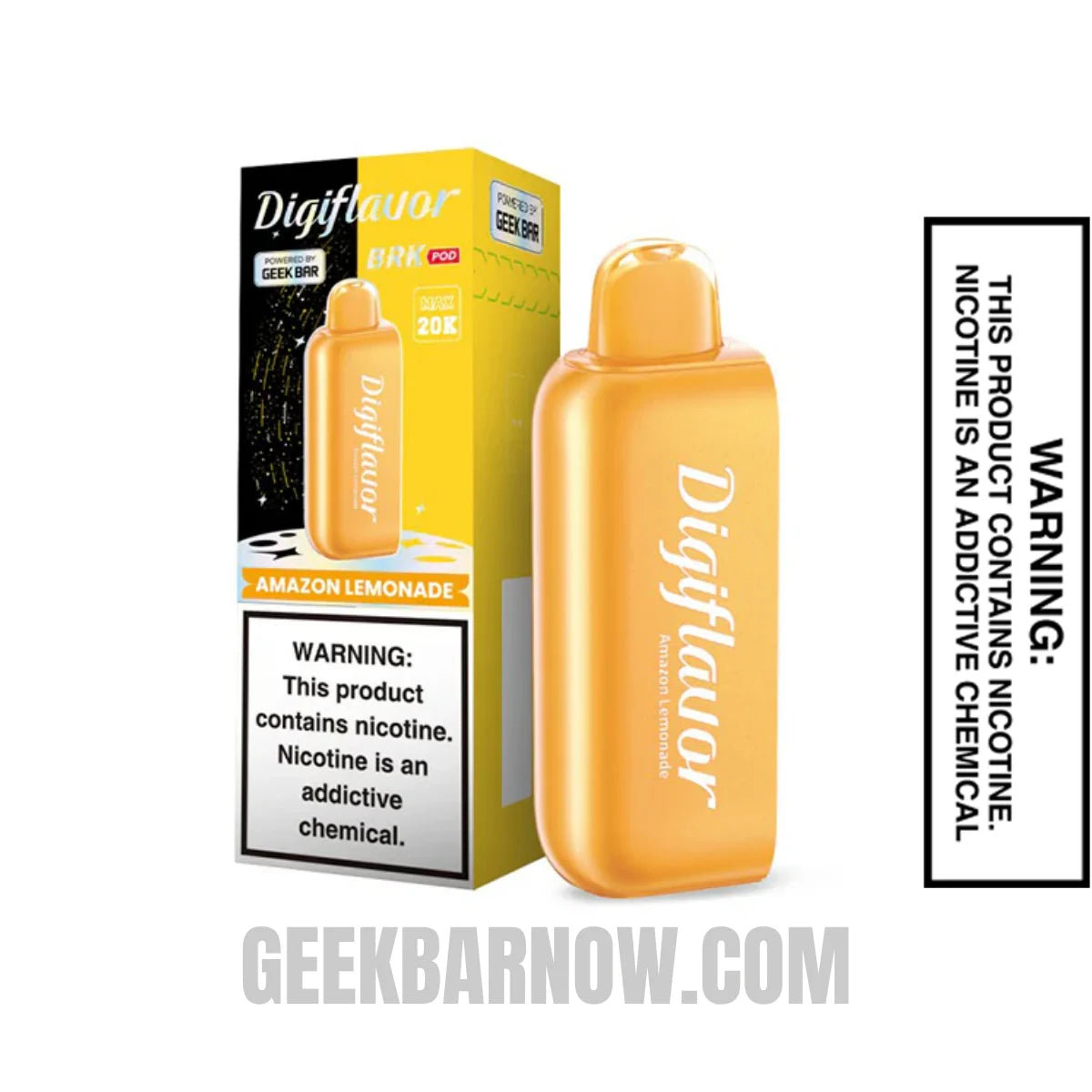 Amazon Lemonade Digiflavor BRK Disposable Pod With Package Box