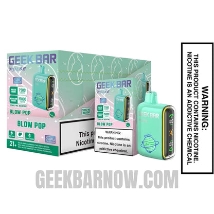 Blow Pop Geek Bar Pulse Vape With Bundle Pack