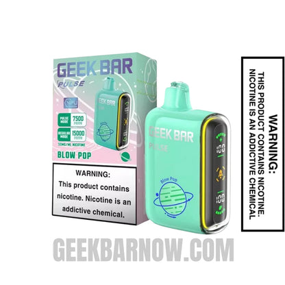 Blow Pop Geek Bar Pulse Vape With Package Box
