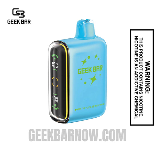 Blue Razz Ice Geek Bar Pulse Zero Nicotine Vape