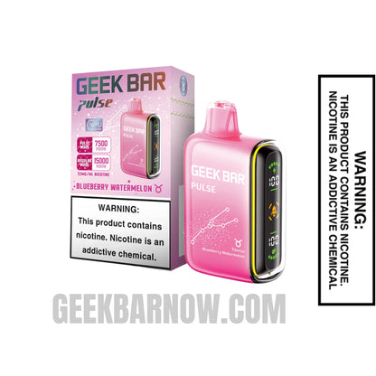 Blueberry Watermelon Geek Bar Pulse Vape (Taurus) With Package Box