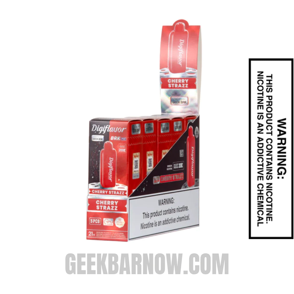 Cherry Strazz Digiflavor BRK Disposable Pod With Bundle Pack