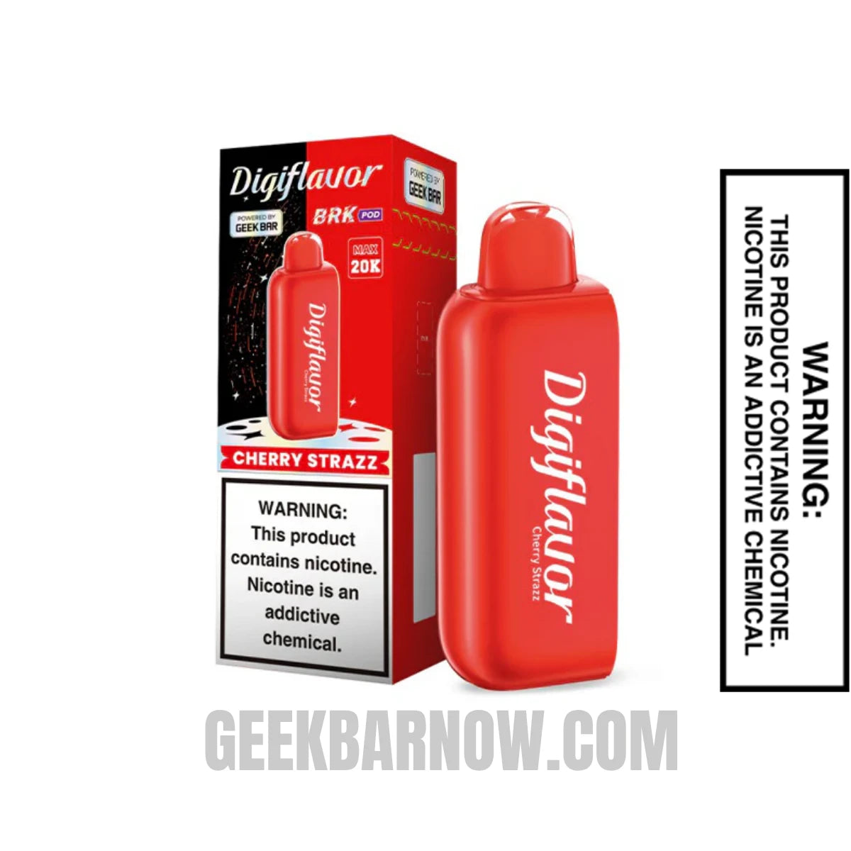 Cherry Strazz Digiflavor BRK Disposable Pod With Package Box