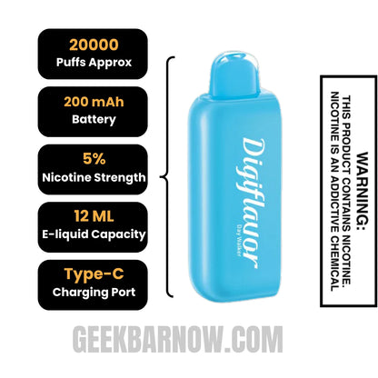 Day Walker Digiflavor BRK Disposable Pod Specifications