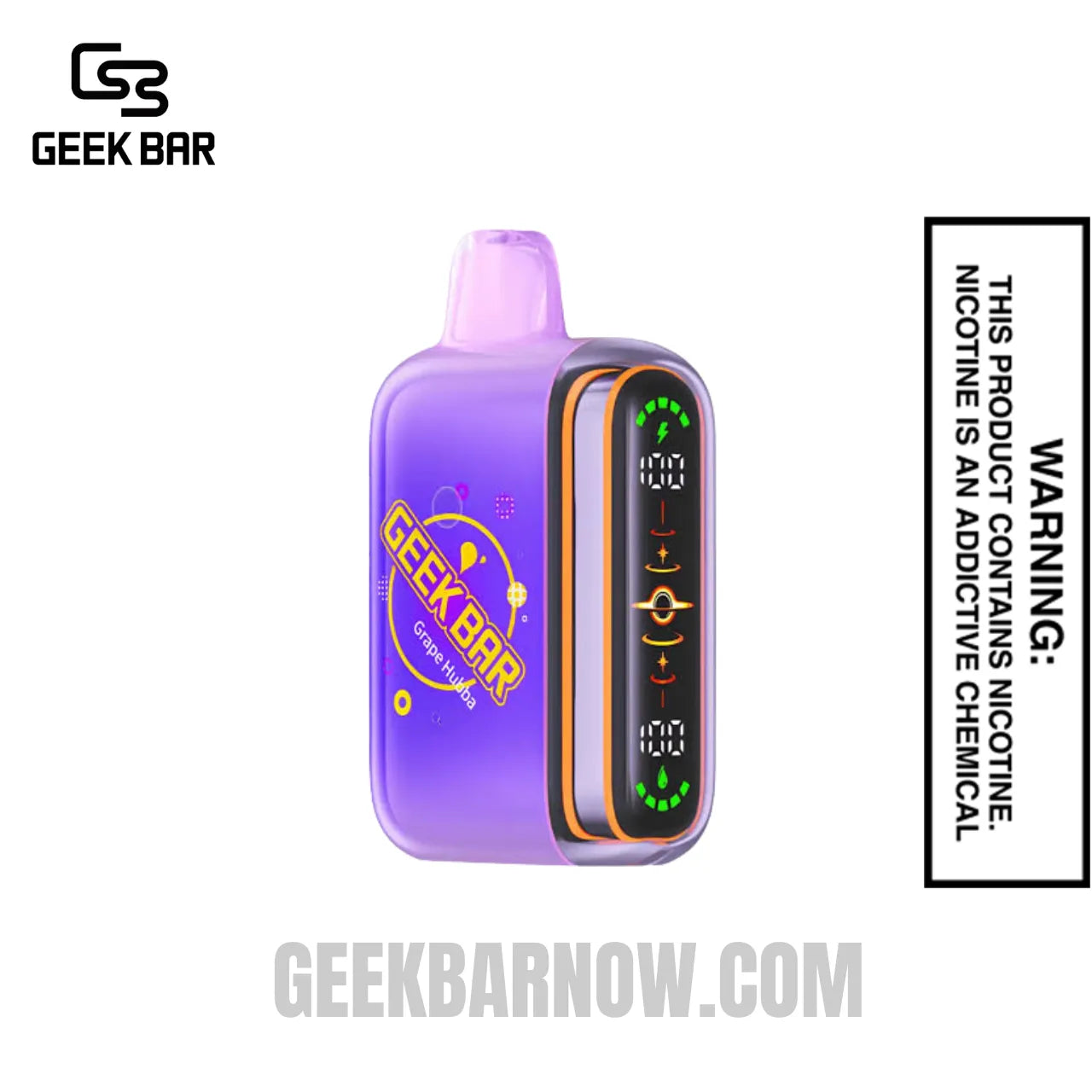 Grape Geek Bar Pulse 2 Hubba Edition Disposable Vape