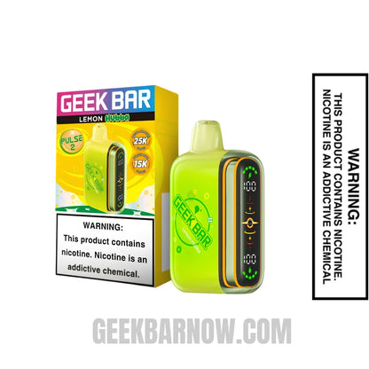Lemon Geek Bar Pulse 2 Hubba Edition Disposable Vape with Package Box