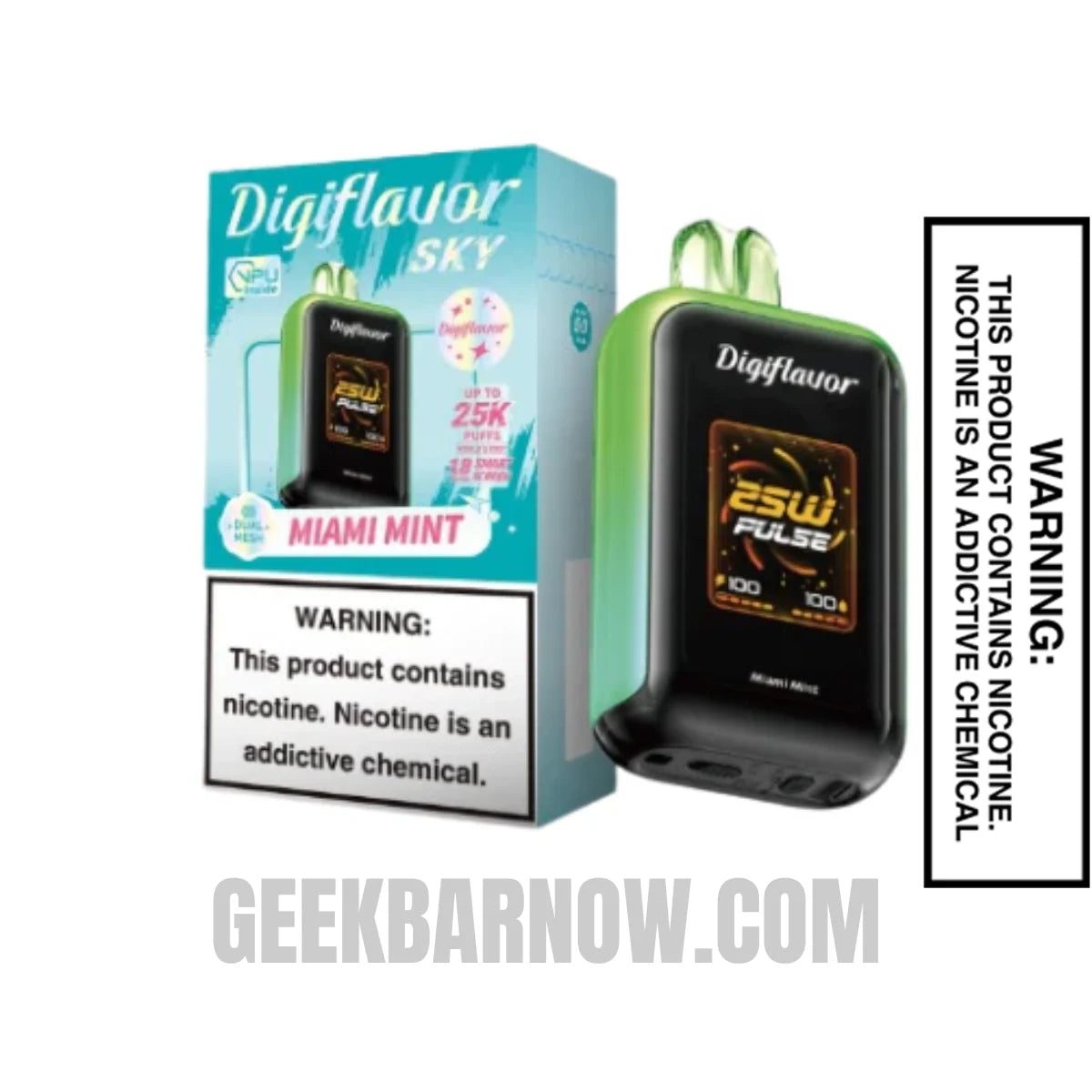 Miami Mint Digiflavor SKY Disposable Vape With Package Box