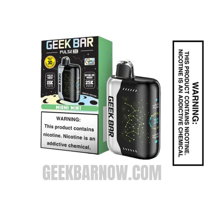 Miami Mint Geek Bar Pulse X Vape With Package Box