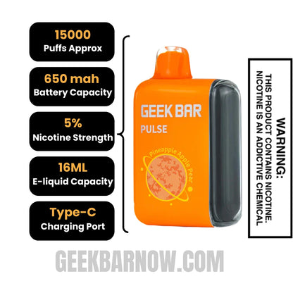 Pineapple Apple Pear Geek Bar Pulse Vape