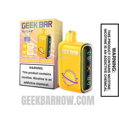 Strawberry Banana Geek Bar Pulse Vape With Package Box