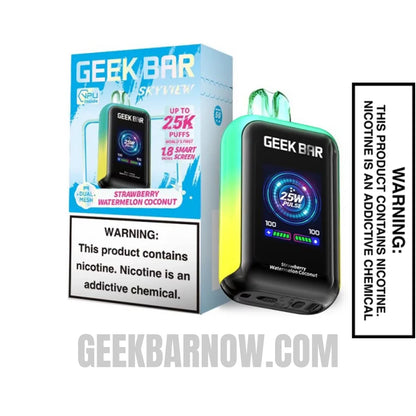 Strawberry Watermelon Coconut Geek Bar Skyview Vape