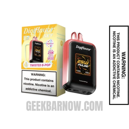 Twisted B-Pop Digiflavor SKY Disposable Vape With Package Box
