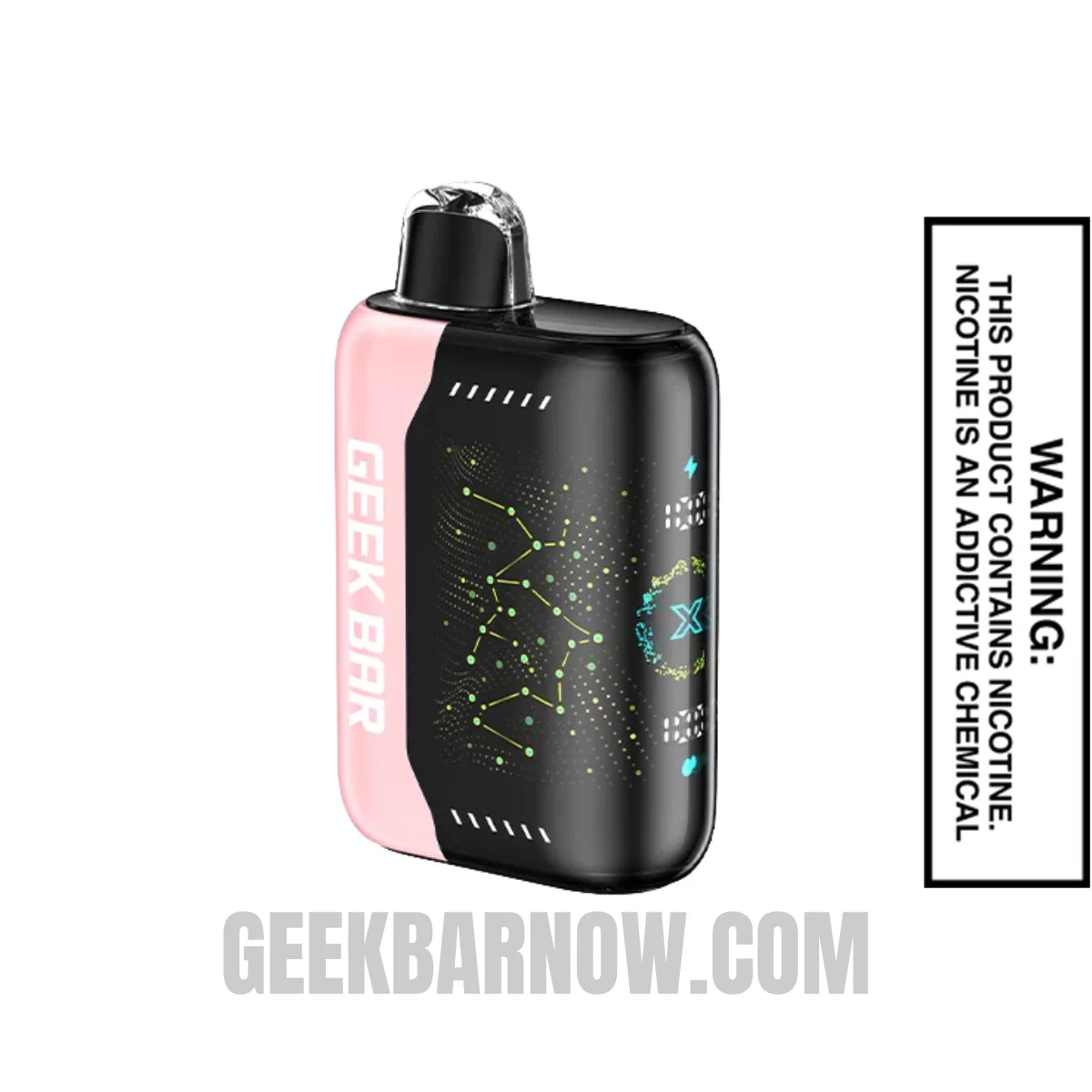 White Peach Raspberry Geek Bar Pulse X Vape